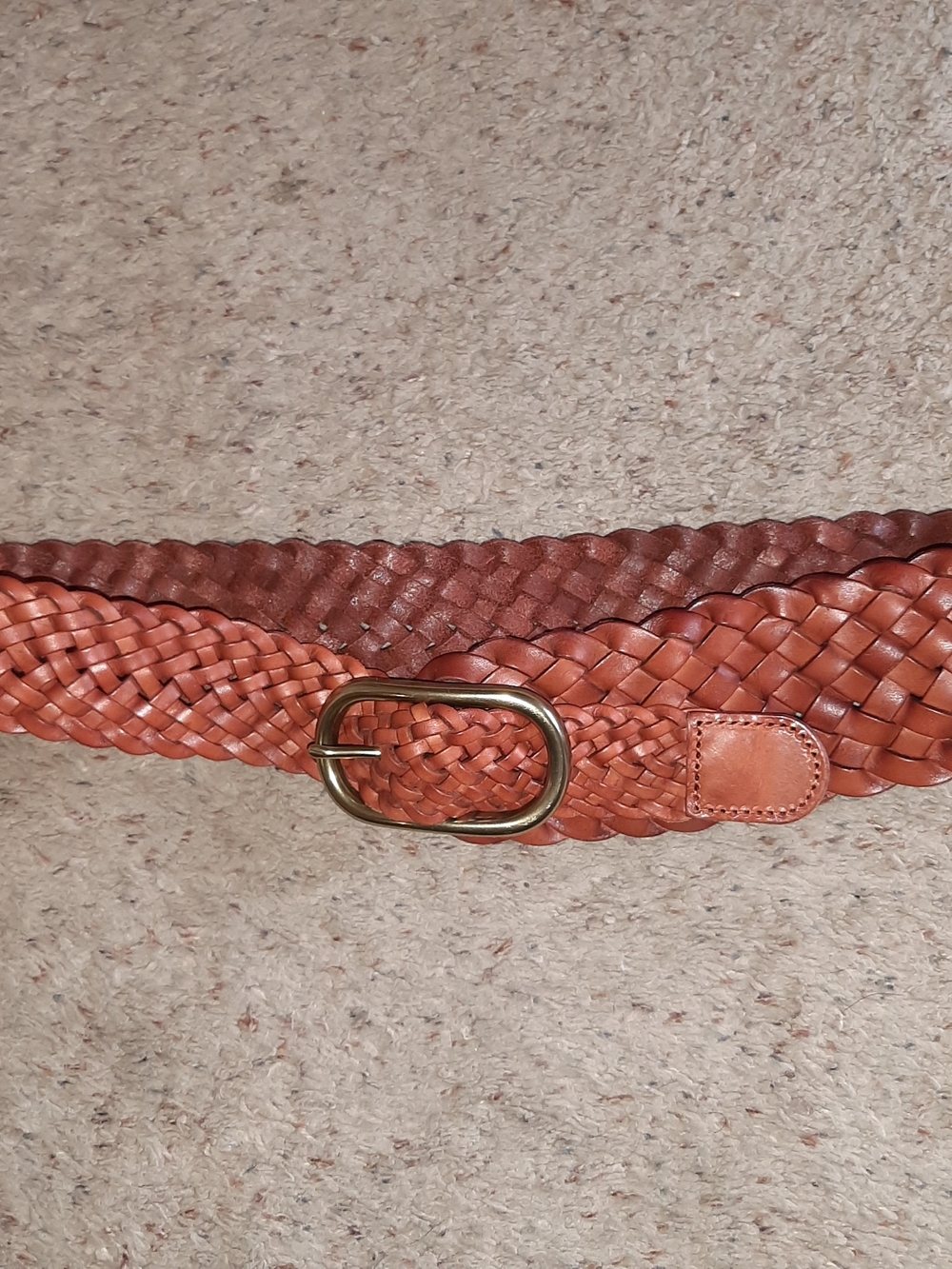 Linea Pelle Braided Leather Belt